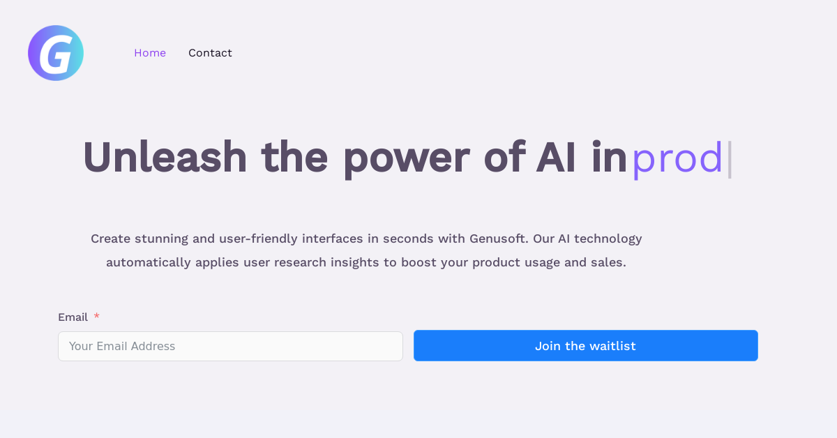 Genusoft AI - AI Image Generator tool